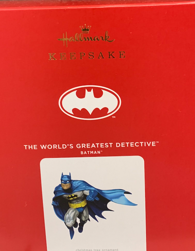 Hallmark 2021 DC Comics Batman World's Greatest Detective Christmas Ornament New