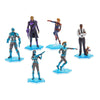Disney Store Captain Marvel Figure Set Figure Play Set 6 Playset Cake Topper New