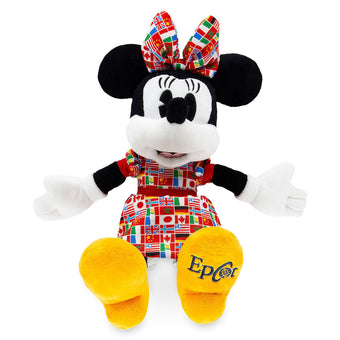 Disney Parks Epcot Flags Minnie Mouse 11inc Plush New with Tags