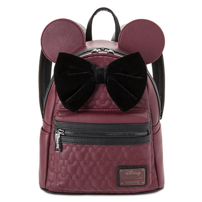 Disney Parks Minnie Mouse Quilted Mini Backpack New with Tag