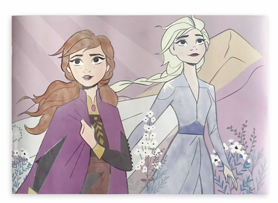 Disney Frozen Deluxe Art Kit Anna Elsa Olaf Watercolor Markers Paint Pencil New