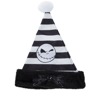 Disney The Nightmare Before Christmas Jack Skellington Santa Hat New with Tag