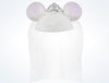Disney Parks Wedding Minnie Bride Felt Ear Hat New with Tags