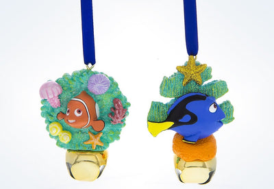 Disney Parks Dory And Nemo Christmas Jingle Bells Ornament New With Tags