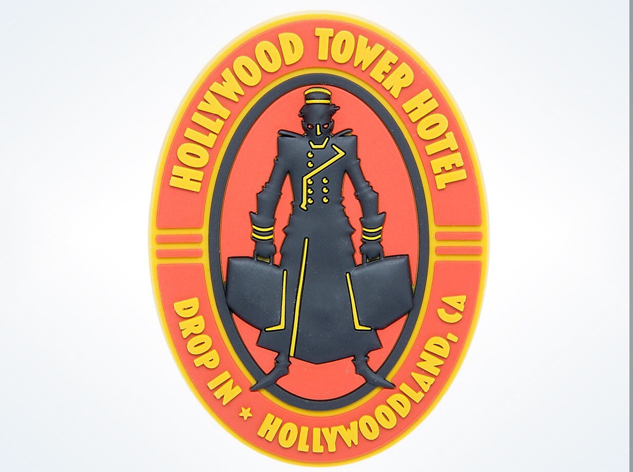 Disney Parks Hollywood Tower Hotel Logo Magnet New