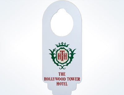 Disney Parks Hollywood Tower Hotel Logo Door Hanger New