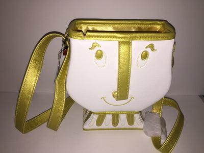 Disney Parks Beauty and the Beast Chip Crossbody Bag New with Tags