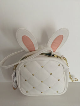 Disney Parks Alice in Wonderland White Rabbit Crossbody Bag New with Tags