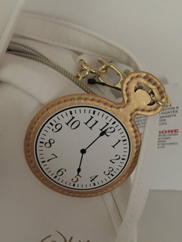 Disney Parks Alice in Wonderland White Rabbit Crossbody Bag New with Tags