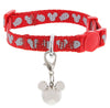 Disney ParksTails Mickey Cat Collar Red One Size New with Tags