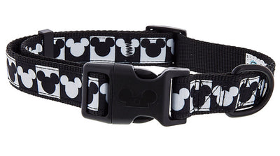 Disney ParksTails Mickey Checkered Dog Collar Small New with Tags