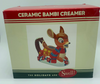 Disney Christmas Holidays Bambi Ceramic Creamer New With Box