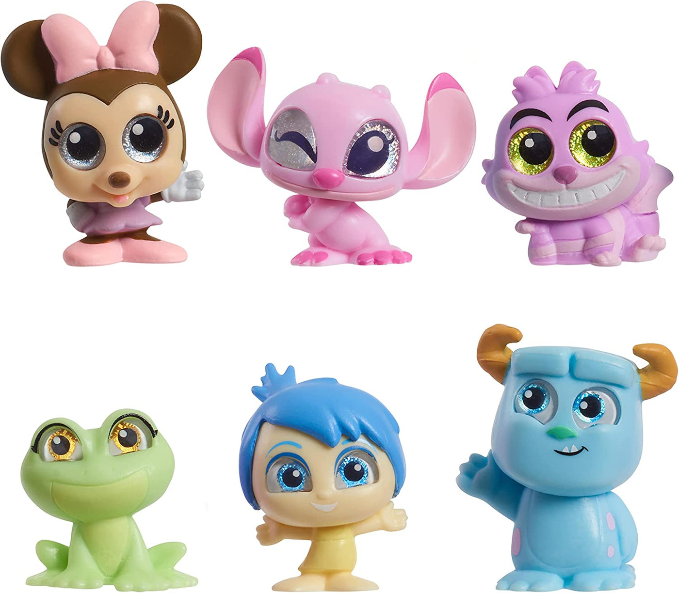 monsters inc doorables Disney Doorables Surprise Eggs 6 Pack Easter Basket Set Mini Figures A – I Love Characters