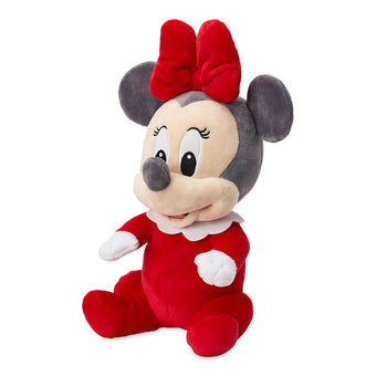 Disney Parks Babies Minnie Yuletide Farmhouse Holiday Plush Doll in Pouch New