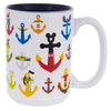 Disney Parks Mickey & Friends Character Anchors Coffee Mug New