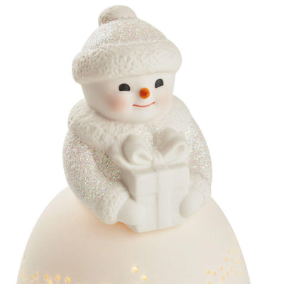 Hallmark Snowmen Bell Choir Musical Decorations With Light Set of 5 New with Box