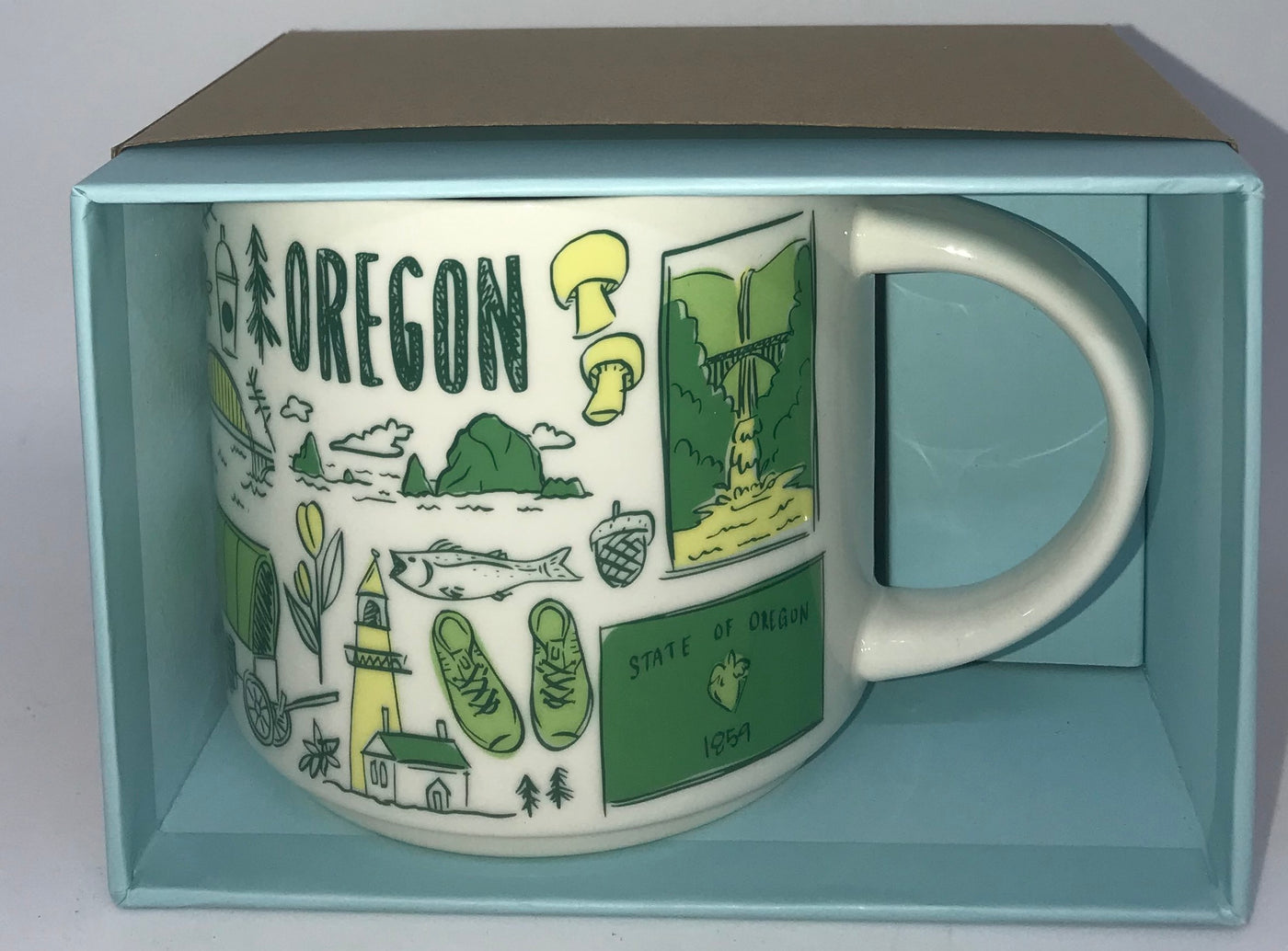 Starbucks Been There Series Collection Oregon Coffee Mug New With Box
