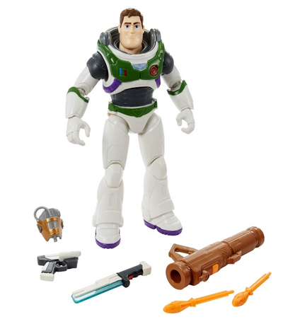Disney Pixar Lightyear Fully Equipped Buzz Action Figure Toy New With Box