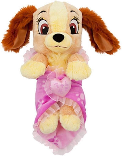 Disney Parks Baby Lady from Lady and the Tramp in Blanket Plush New with Tag