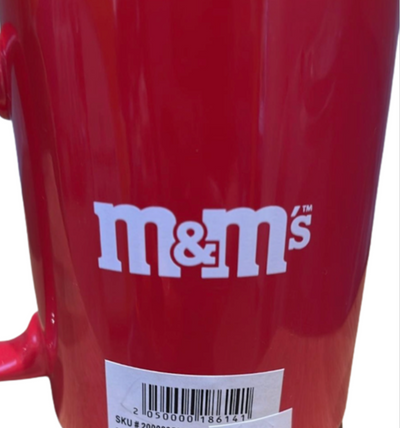 M&M's World Red Character Don't Bother Holding Your Applause Coffee Mug New