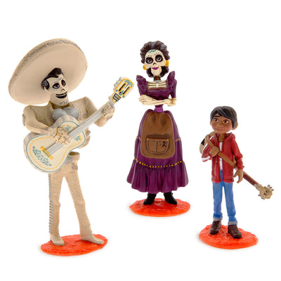 Disney Store Coco Deluxe Figurine Set Figure Cake Topper Play Set New with Box