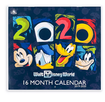 Disney Parks 2020 Walt Disney World 16 Month Wall Calendar New Sealed