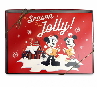 Disney Walt's Holiday Lodge Christmas is Happier Together 16 Greeting Cards New