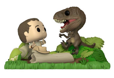Funko POP! Moments Jurassic Park Muldoon Raptor Hunt Exclusive New With Box