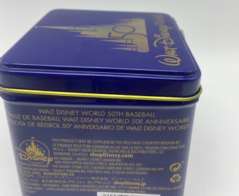 Disney Parks 50th Anniversary Most Magical Celebration Baseball New with Tin