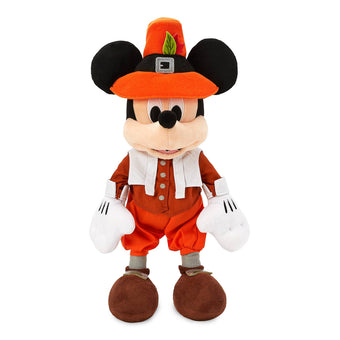 Disney Parks Pilgrim Mickey Mouse Small Plush 11" New with Tag