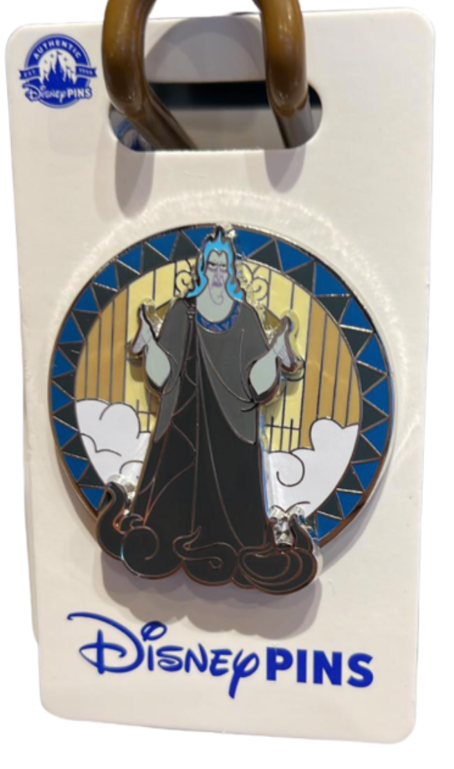 Disney Parks Villains Profile Hades Hercules Pin New with Card
