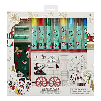 Disney Store Mickey Mouse and Friends Create Your Own Holiday Card Set New