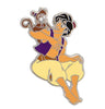 Disney Parks Aladdin and Abu Pin New with Card