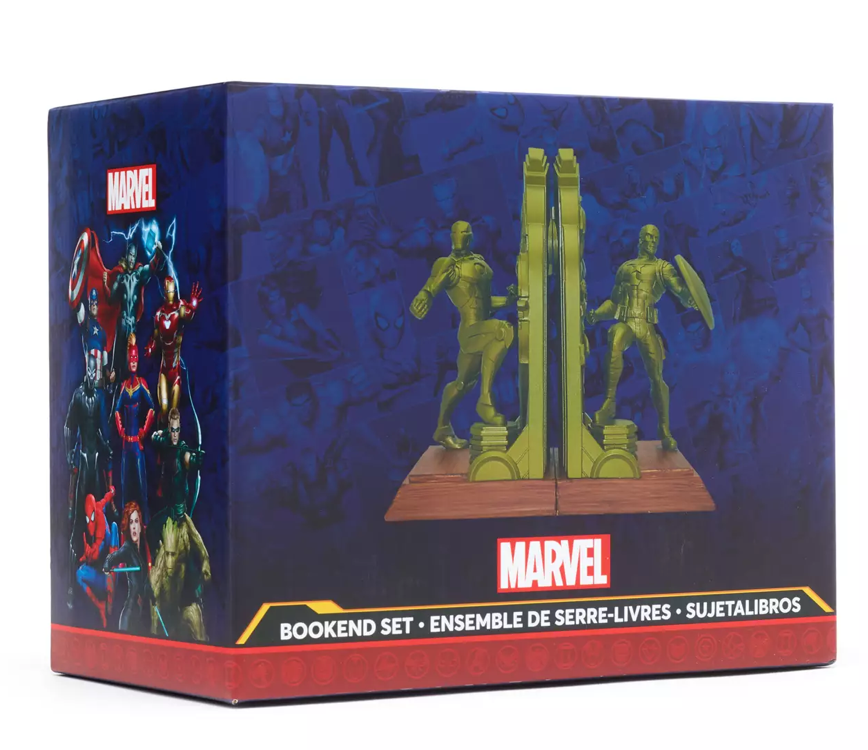 Disney Parks Marvel Avengers Book Ends Set New With Box