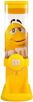M&M's World Yellow Twist Candy Dispenser New with Box