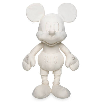 Disney Parks Ink & Paint Mickey Mouse 15" Colorable Plush Toy New With Tag