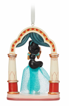 Disney Sketchbook Jasmine Fairytale Moments Aladdin Christmas Ornament New Tag