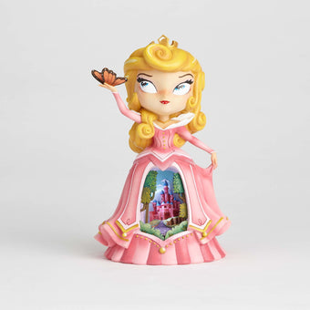 Disney Miss Mindy Aurora with Diorama Dress Light Up Figurine New with Box