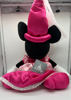 Disney Parks 15inc Pink Princess Minnie Plush New with Tag