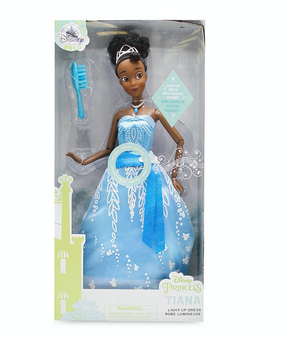 Disney Tiana Premium Musical Doll with Light-Up Dress New with Box