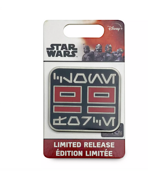 Disney Parks Star Wars: The Bad Batch Aurebesh Limited Release Pin New with Card