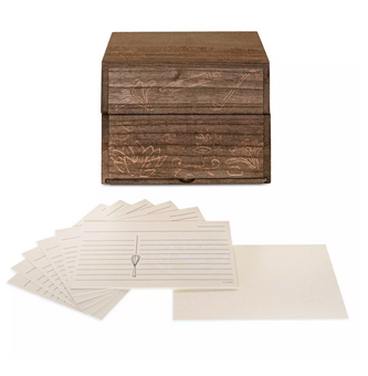 Disney The Princess and the Frog Recipe Wooden Box Set New