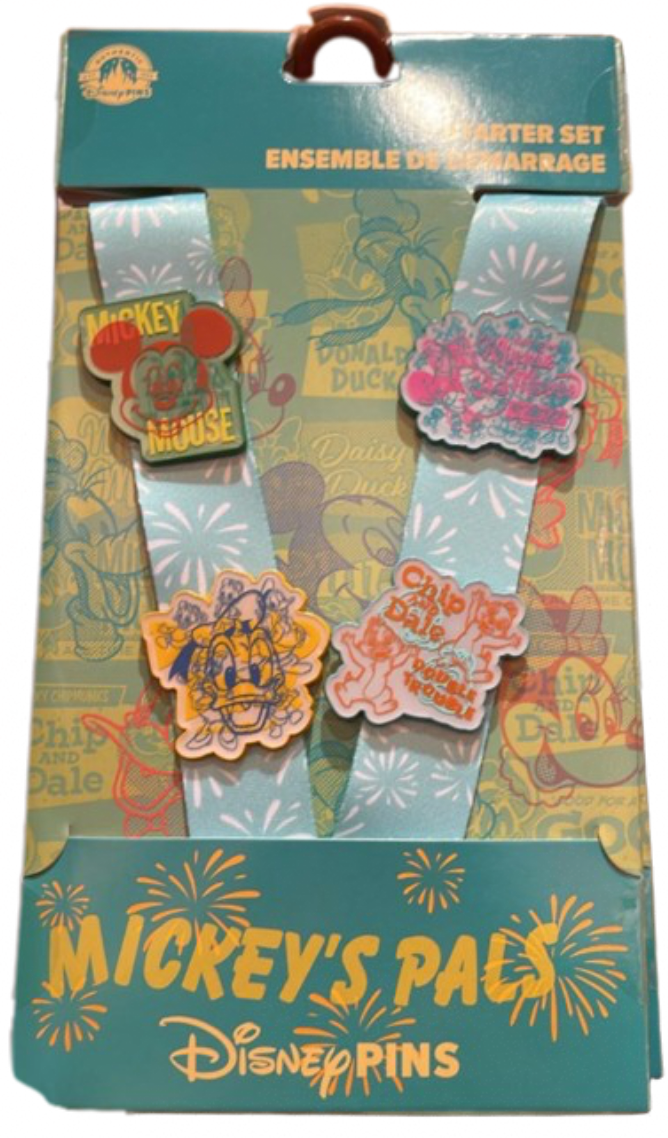 Disney Parks Mickey Mouse's Pals Pin Trading Starter Set New with Tag