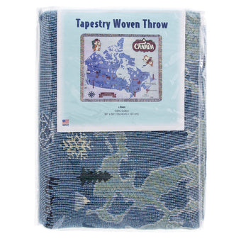 Disney Parks Epcot Chip 'n Dale Canada Map Cotton Throw New with Tag