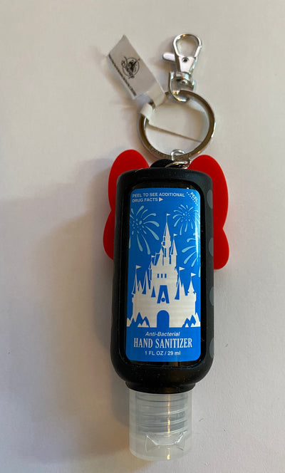 Disney Parks Minnie Bows Hand Sanitizer 1oz Keychain New with Tag