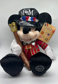 Disney Store Authentic London Mickey Beefeater Plush New with Tag