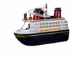 Disney Mickey Minnie Donald Daisy Cruise Line Ship Playset New with Box