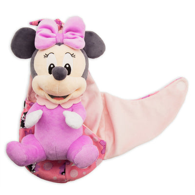 Disney Parks Baby Minnie in a Blanket Pouch Plush New with Tags