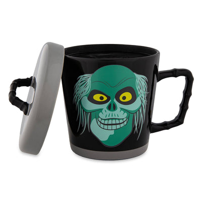 Disney Parks Haunted Mansion Ghost Heat Sensitive Color Decal Mug with Lid New