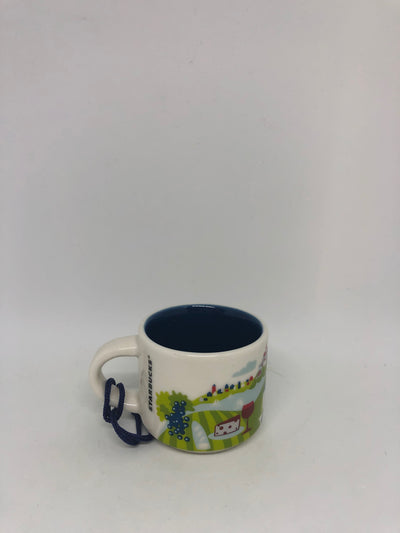 Starbucks Coffee You Are Here France Ceramic Mug Ornament New with Box